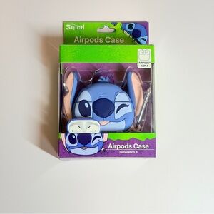 Disney Stitch Blue and Purple AirPods Case
